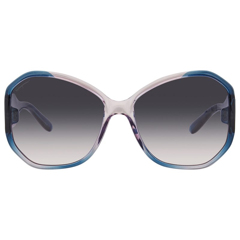 Salvatore Blue Butterfly Ladies Sunglasses SF942S 431 61_Blue Antique Rose Gradient