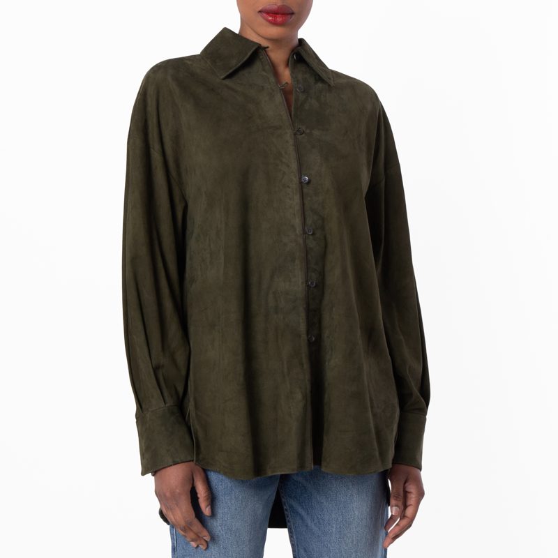 Oversized Button-Up Shirt