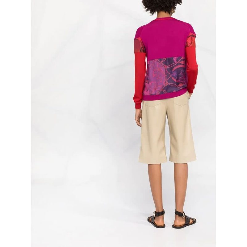 Cardigan_Hot Pink/Nail P.Red