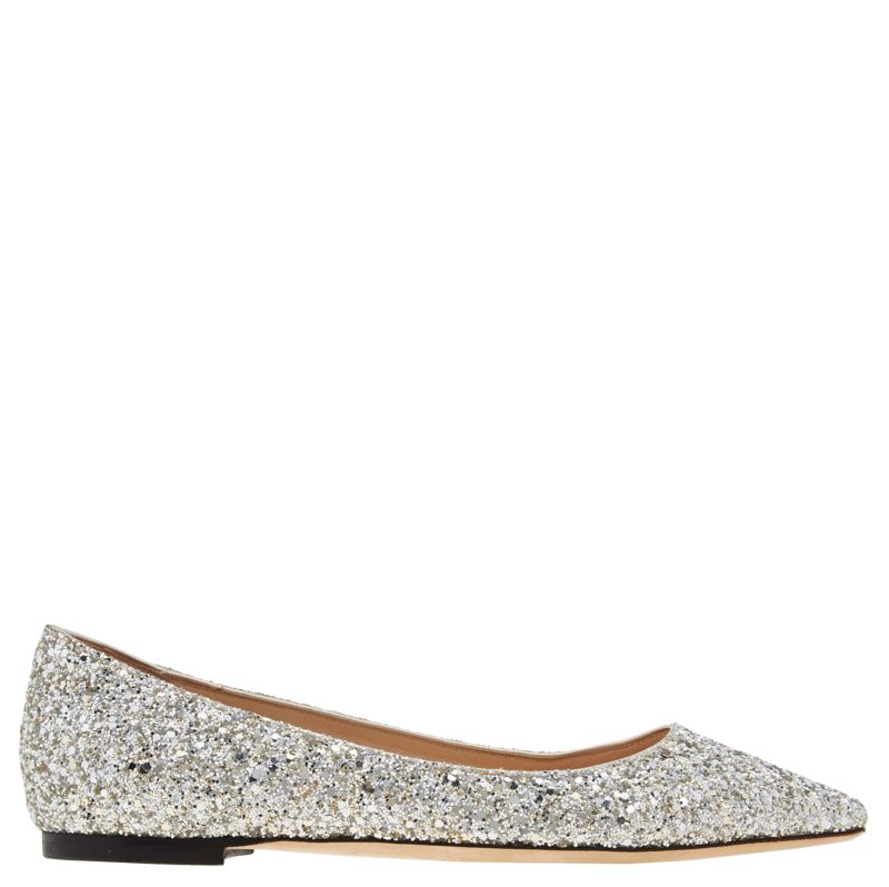 Romy Coarse Glitter Flats