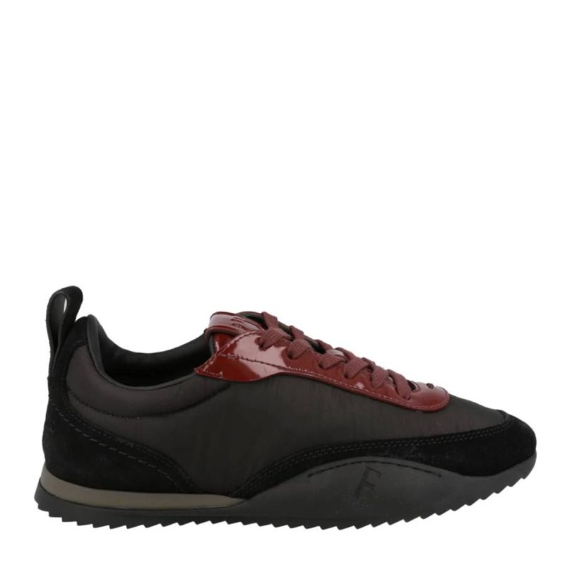 Detroit Patent Leather Trim Sneakers
