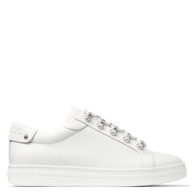 Antibes Pearl-Embellished Sneakers