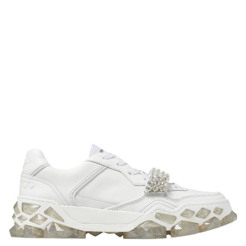 Diamond X Strap/F Leather Trainers