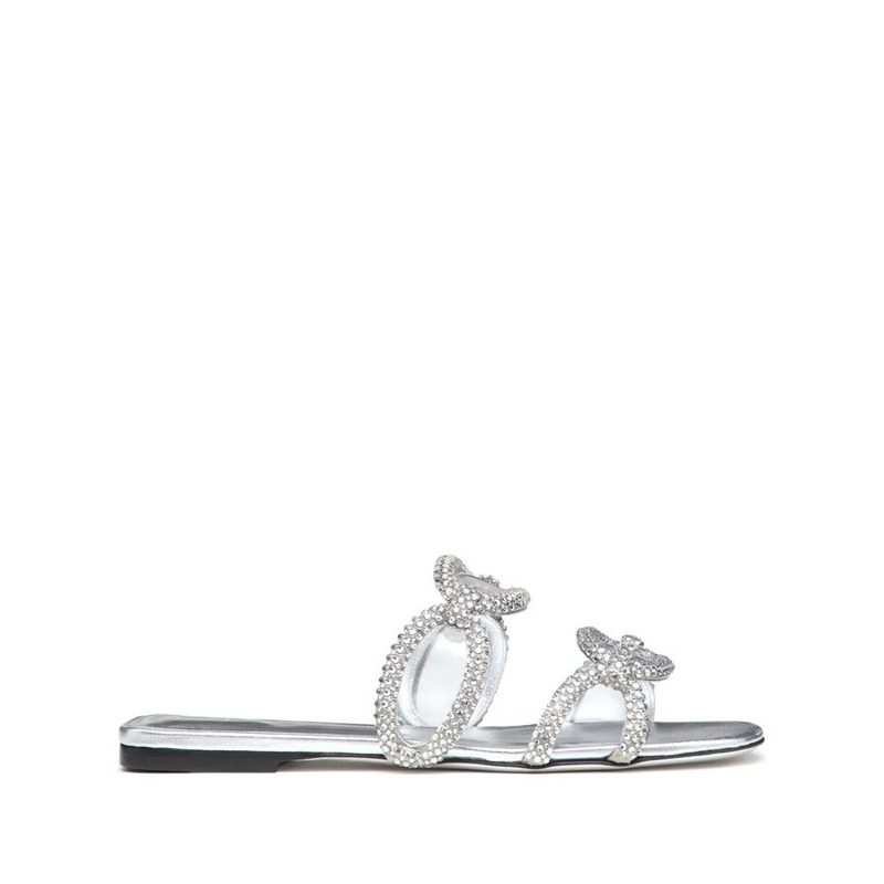 Garavani Garavani Chain 1967 Crystal-Embellished Sandals