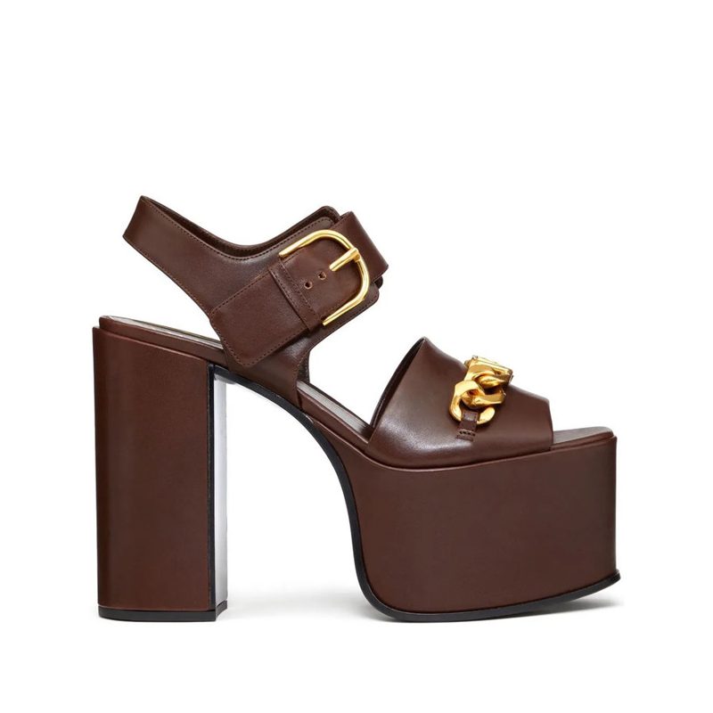 Garavani Garavani Vlogo Chain 130Mm Platform Sandals