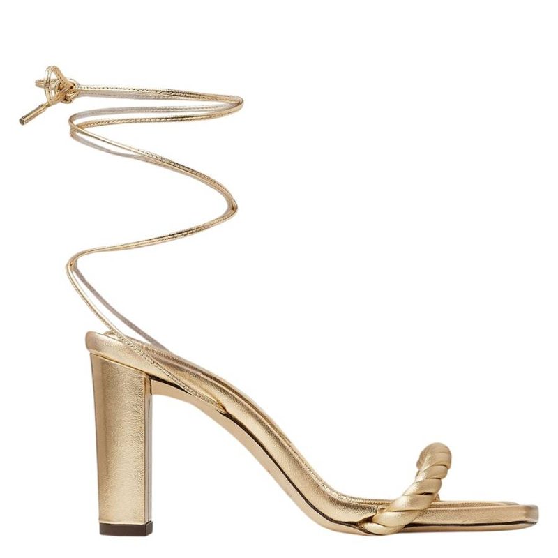 Diosa 85 Metallic Nappa Sandals