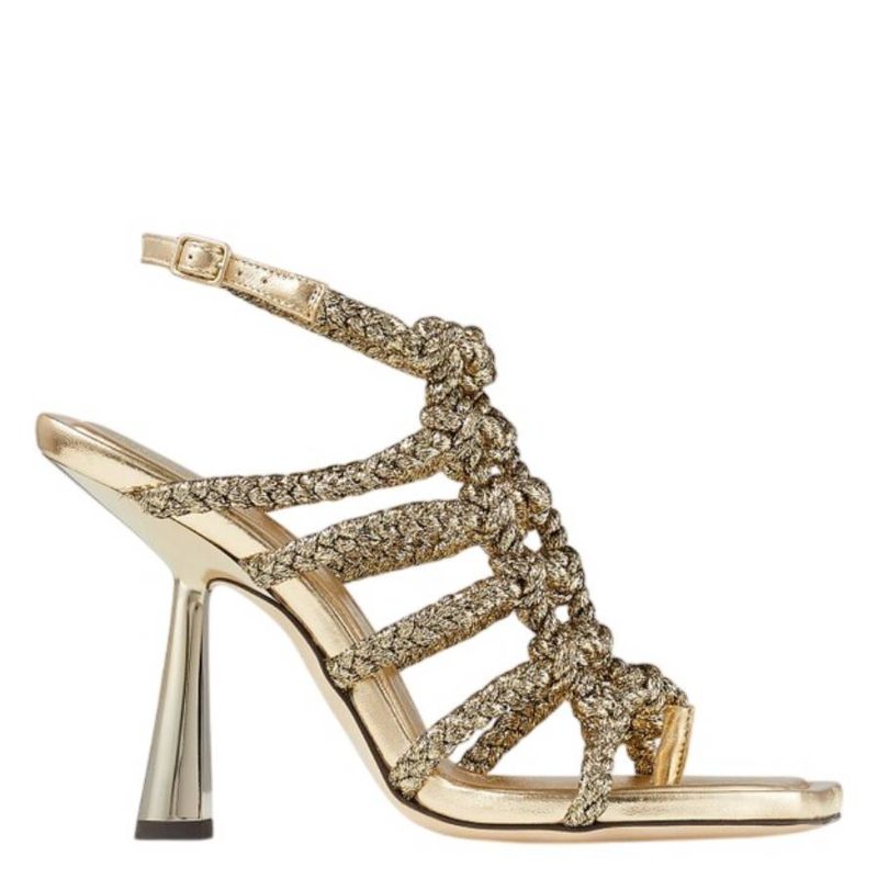 Izobel 100 Metallic Lurex Sandals