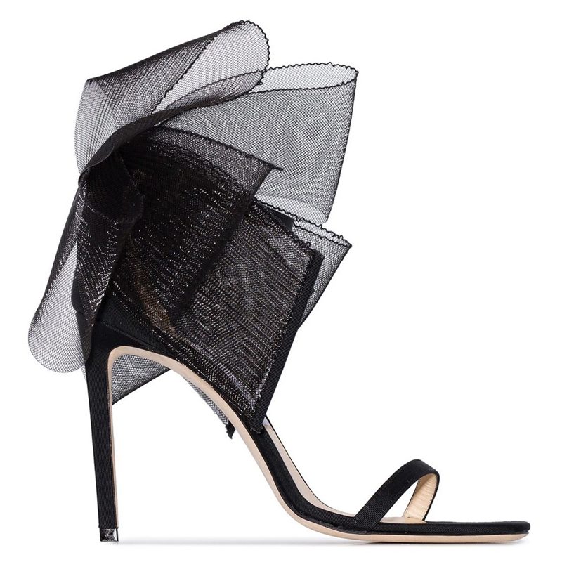 Aveline Asymmetric Bow Deatil Sandals