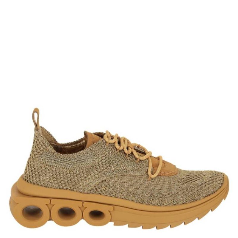 Nima Metallic Knit Sneakers