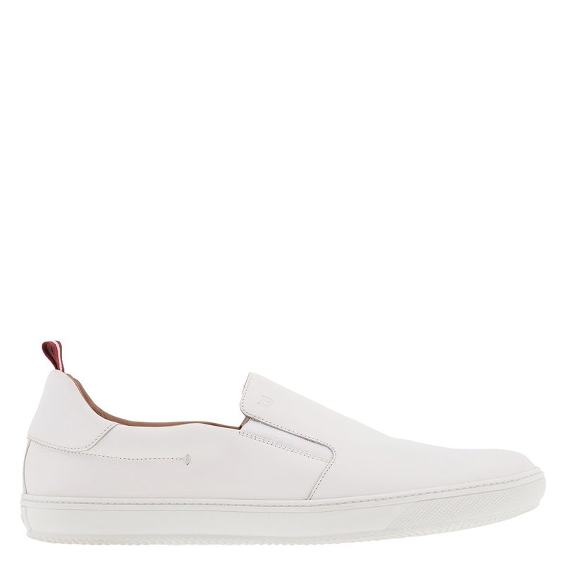 Orniel White Leather Sneakers