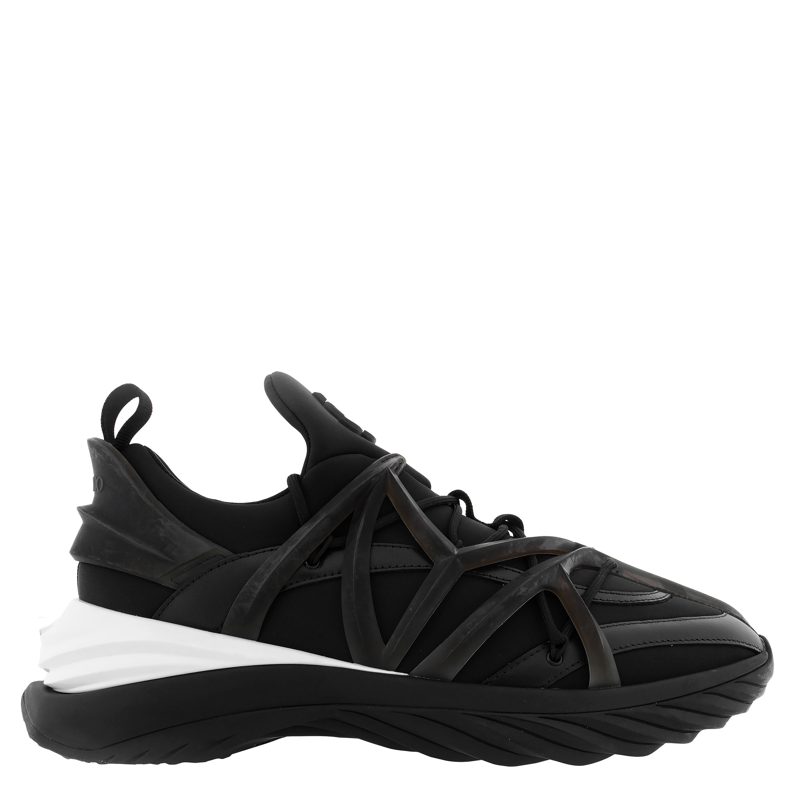 Cosmos/M Neoprene and Leather Trainers