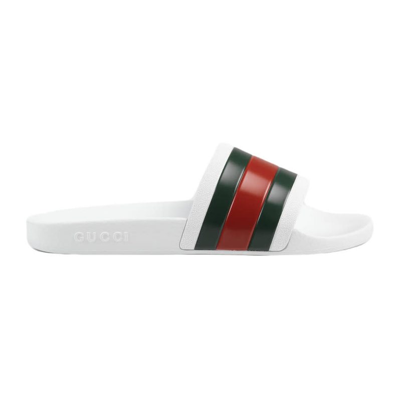 Mens Web Rubber Slide Sandals