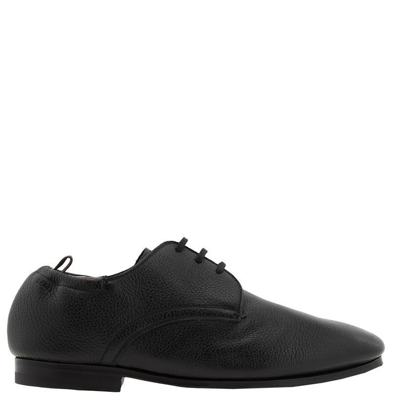 Plume Pebbled Leather Derby Shoes