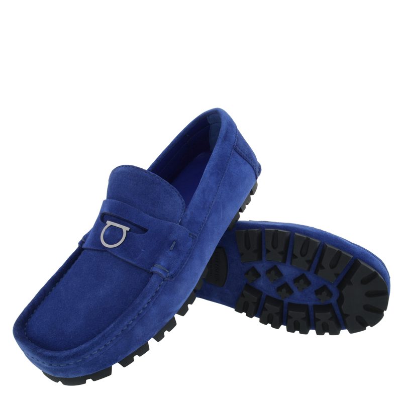 Gancini Ornament Driver Loafers