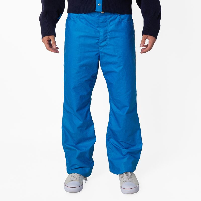 Coated Straight Leg Pants
