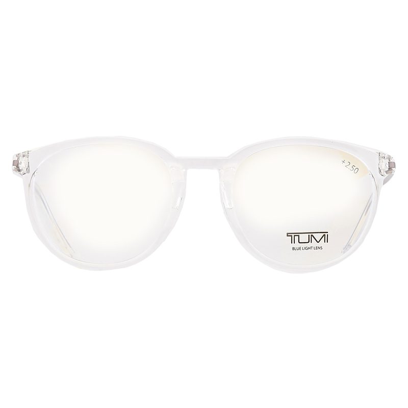 Tumi Reading Oval Mens Eyeglasses VTU801 CRY 50 +2.50