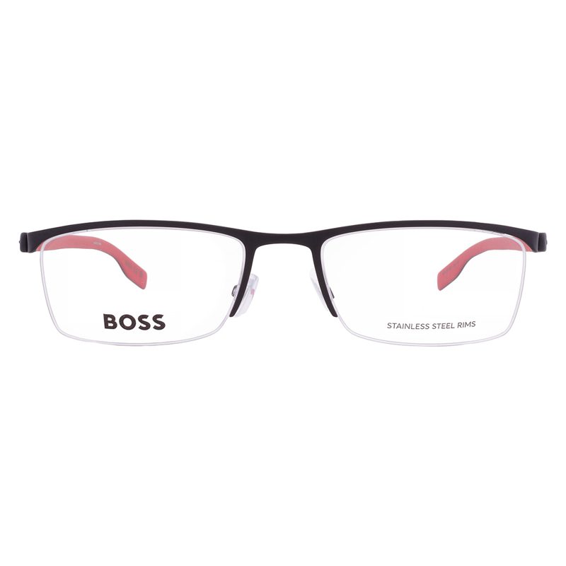 Hugo [보스] Demo Rectangular Mens Eyeglasses [보스] 0610 / N 0BLX 55