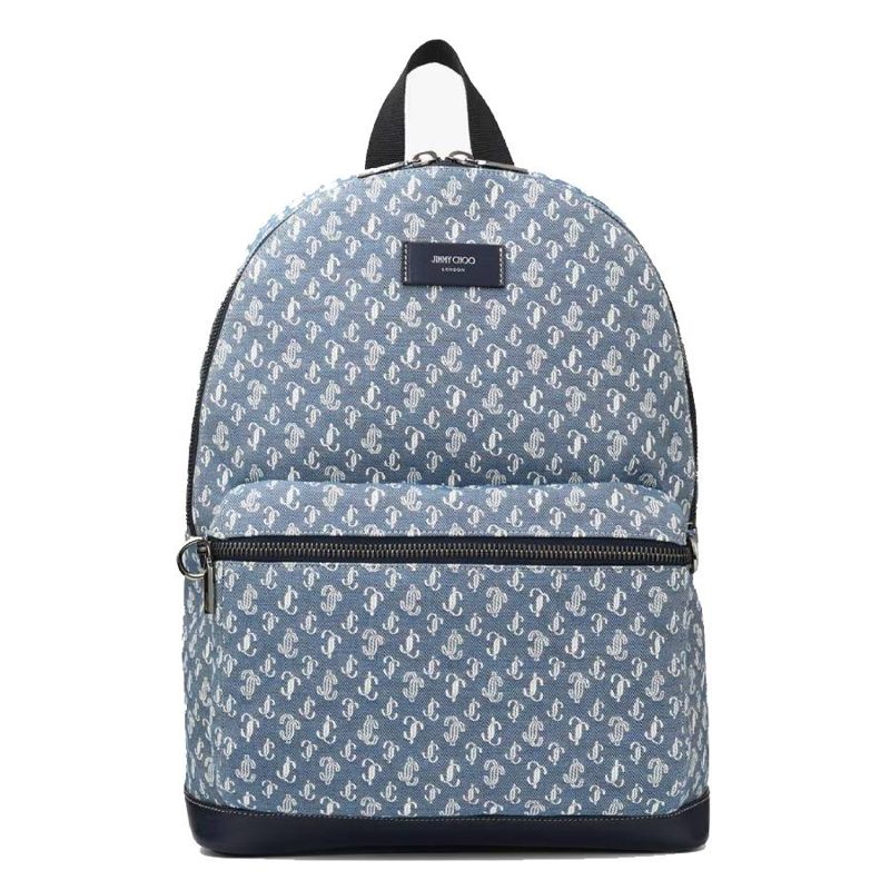 Wilmer Denim JC Monogram Backpack