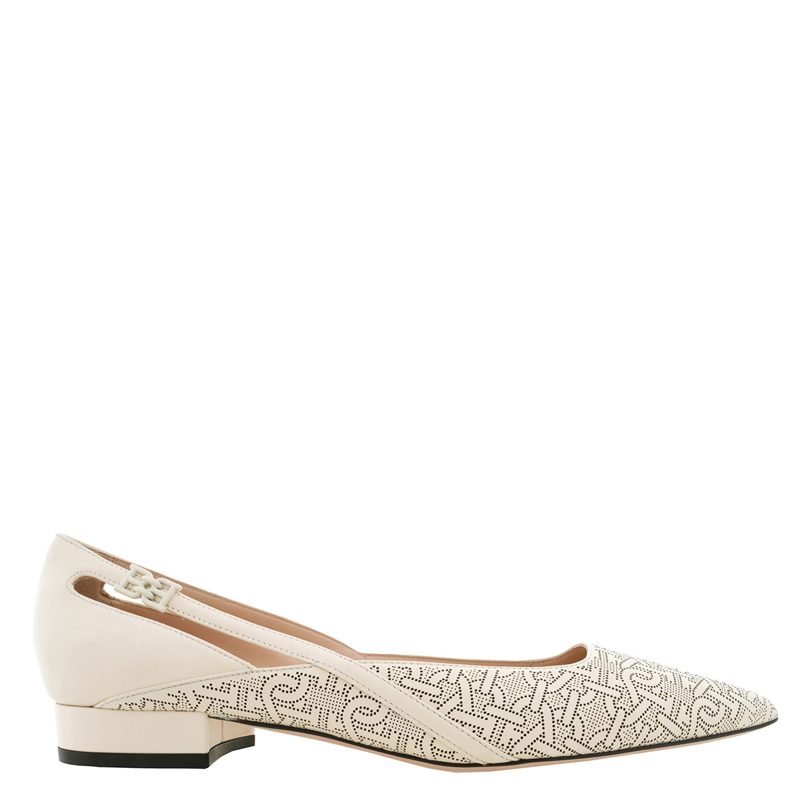 Elsa Pointed-Toe Leather Pumps