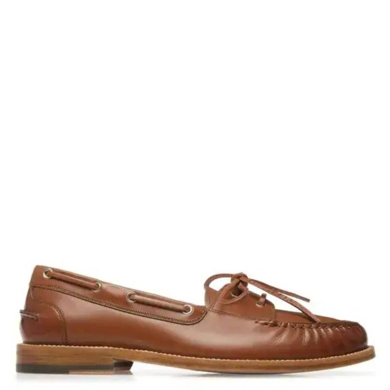 Rimion Leather Boat Loafers