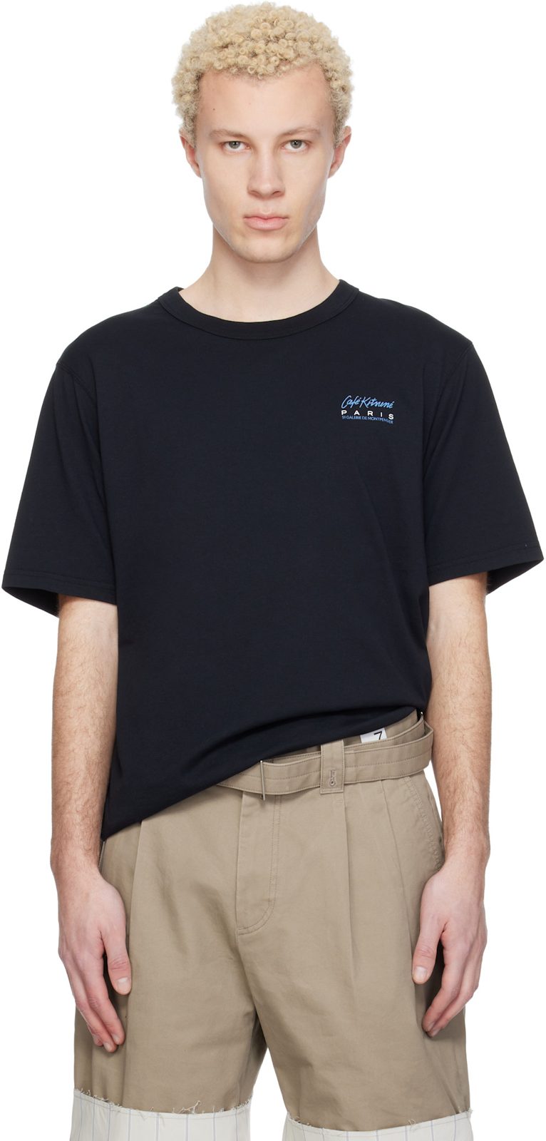 Maison Kitsune Black Year Of The Horse Relax T-shirt 261389M213052