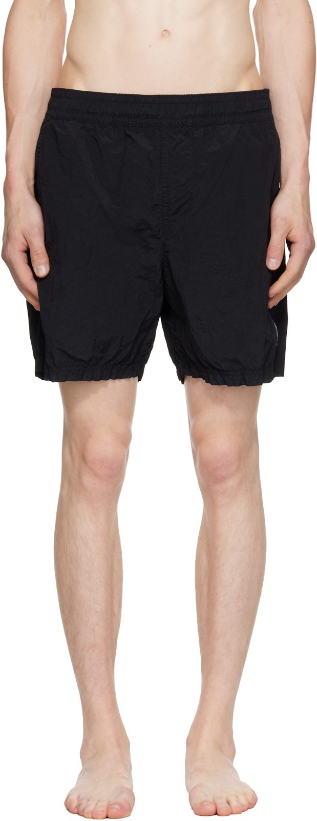 Black B100004 Nylon Metal Econyl Swim Shorts 262828M208002