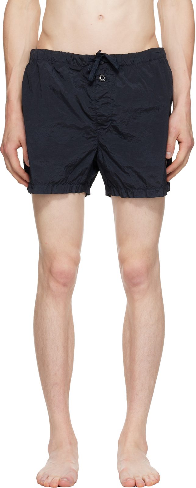 Navy B100003 Nylon Metal Econyl Swim Shorts 262828M208005