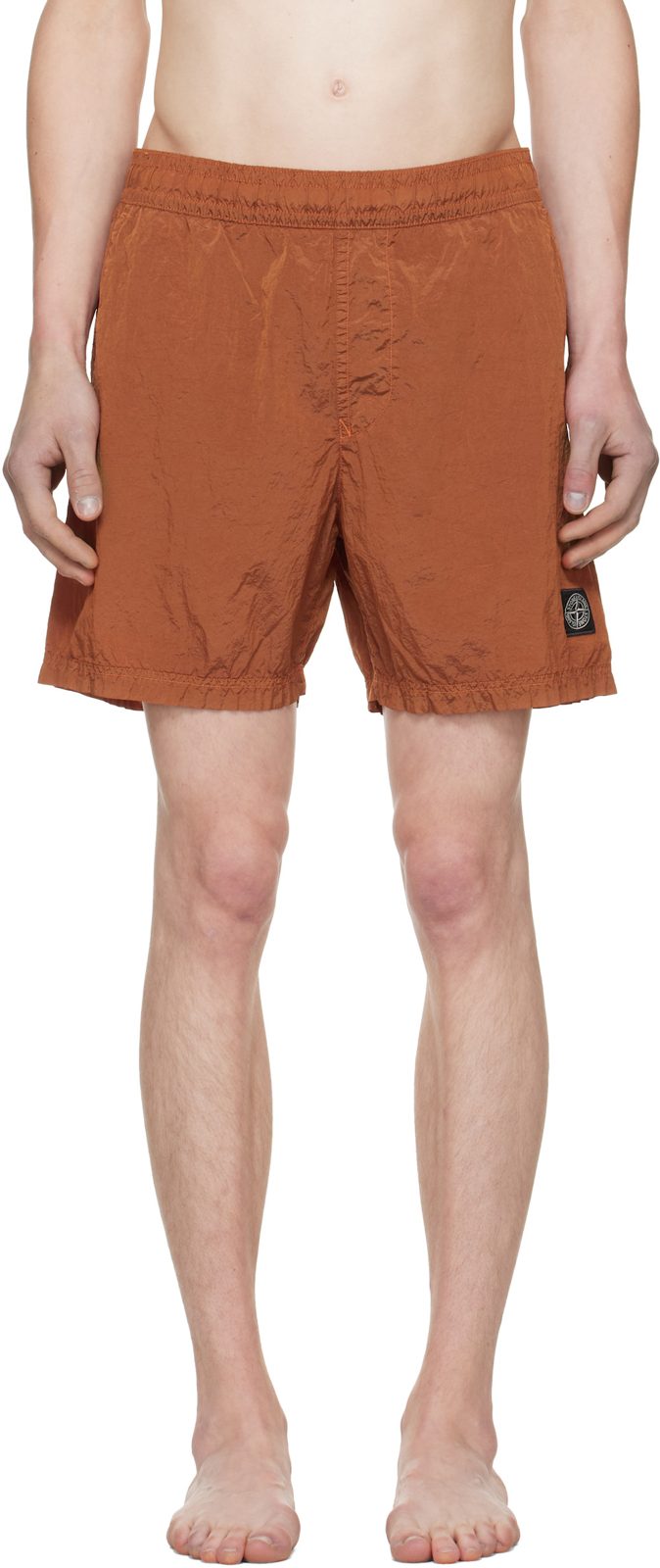 Orange B100004 Nylon Metal Econyl Swim Shorts 262828M208001