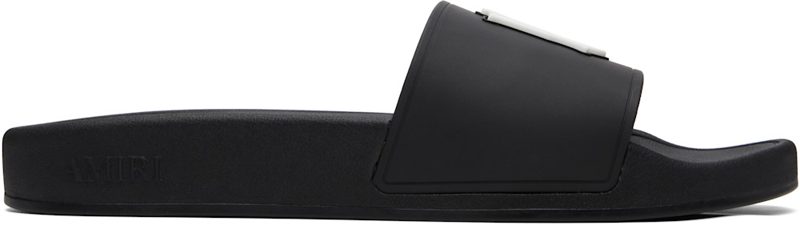 Black MA Pool Slides 262886M234002