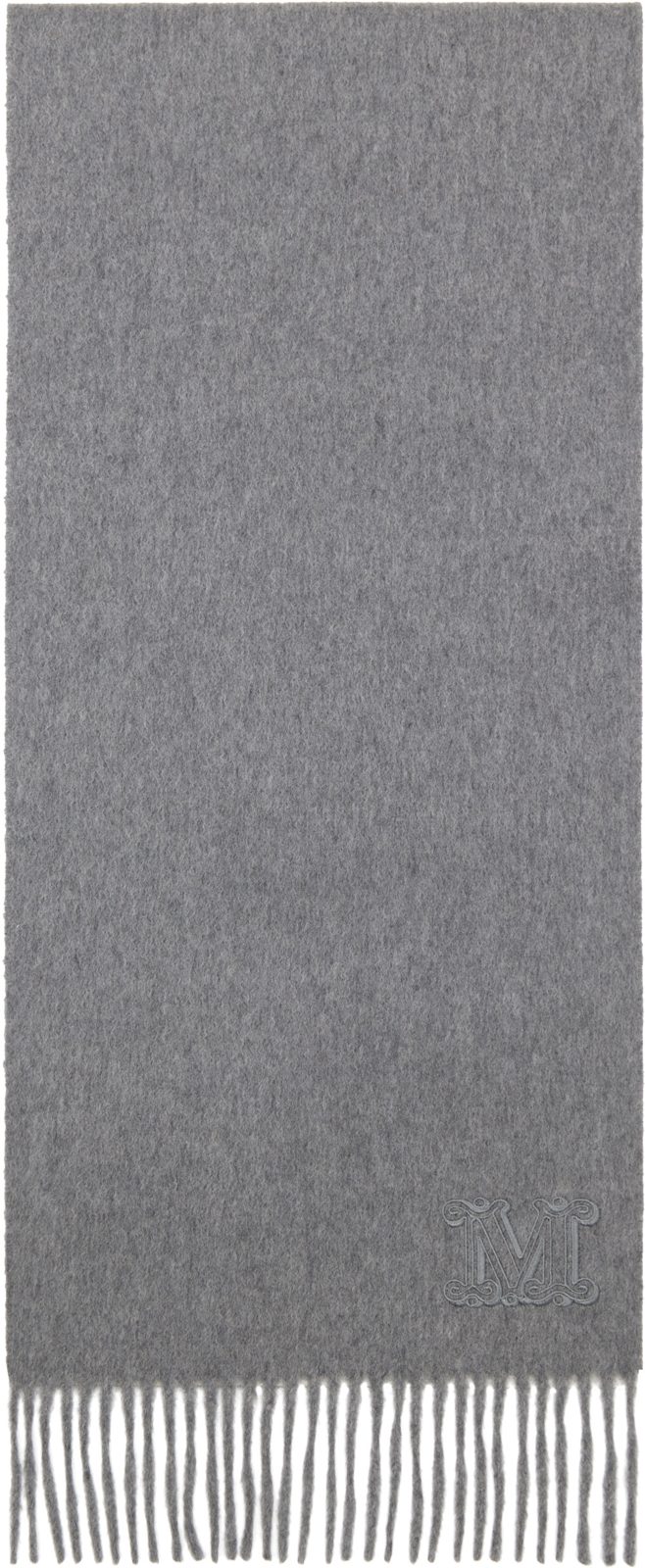 Gray Dalia Scarf 262118F028000
