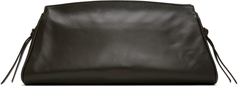 Staud Taupe Maude Large Clutch 262386F044001
