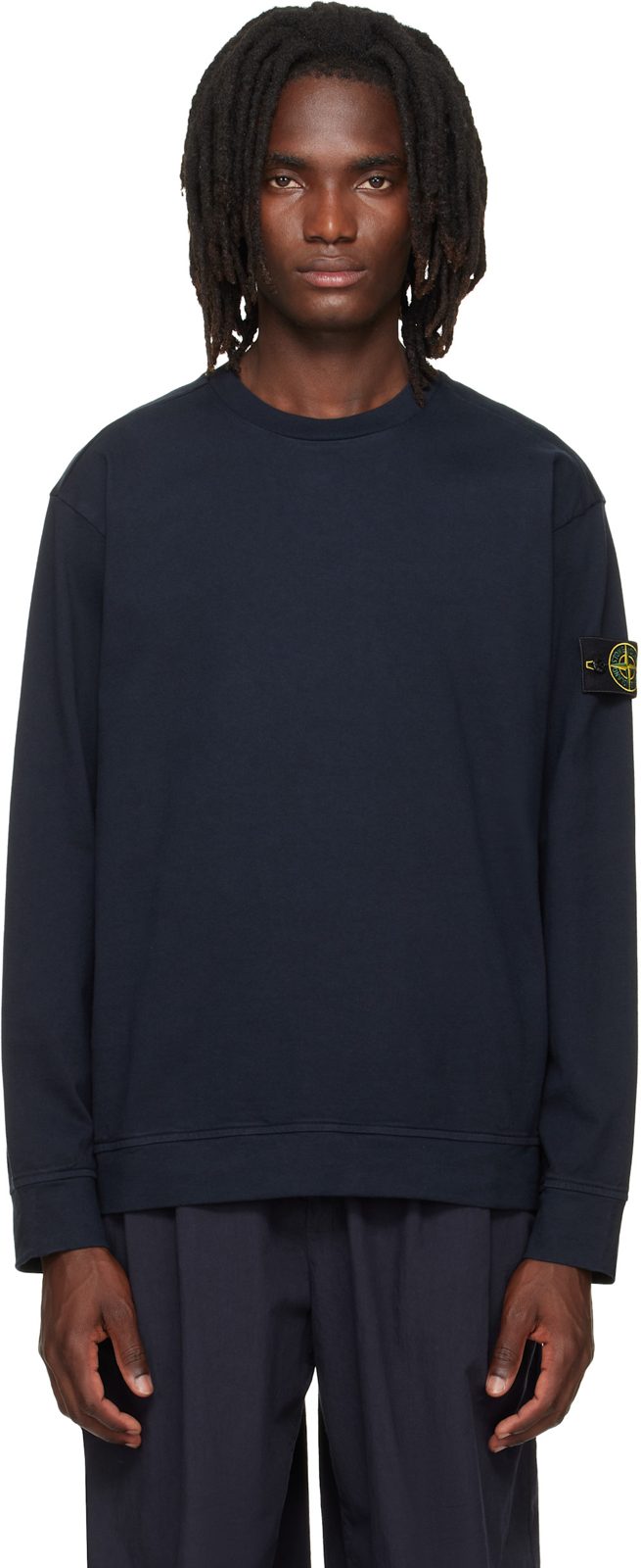 Navy 6100057 Organic Cotton Sweatshirt 262828M204005