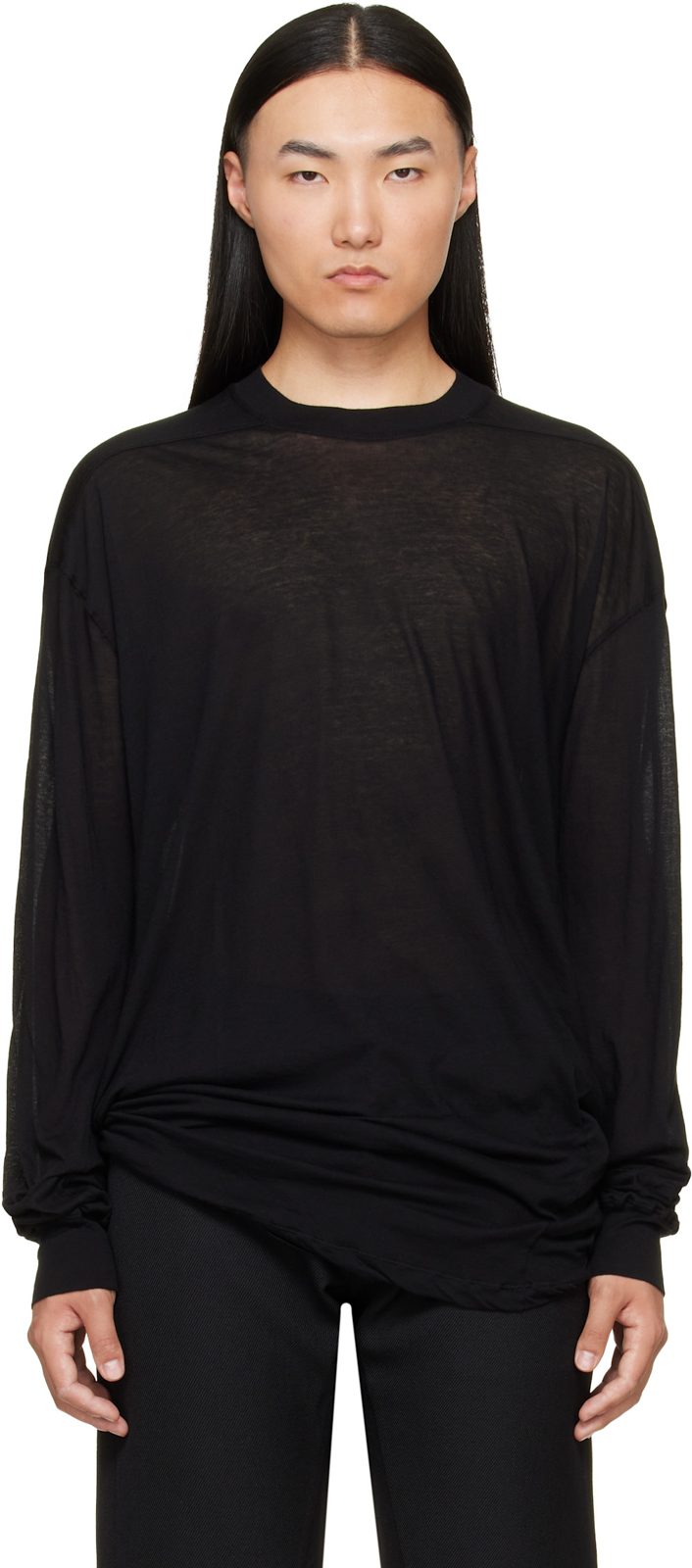 Black Tower Rick S Jumbo LS T-shirt 262232M213082