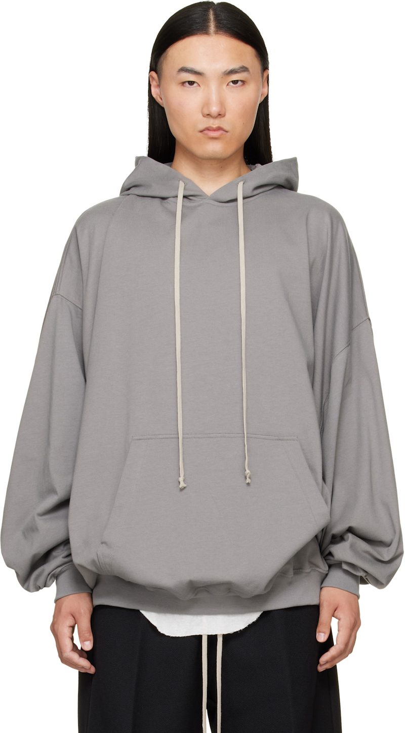 Gray Tower Hun Hoodie 262232M202023