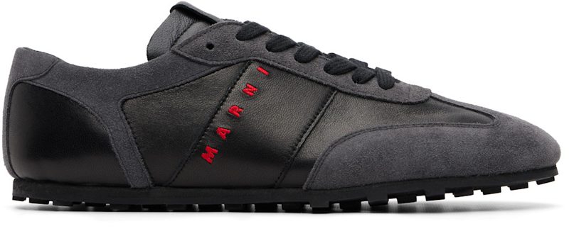 Marni Gray Softy Soccer Sneakers 262379M237004