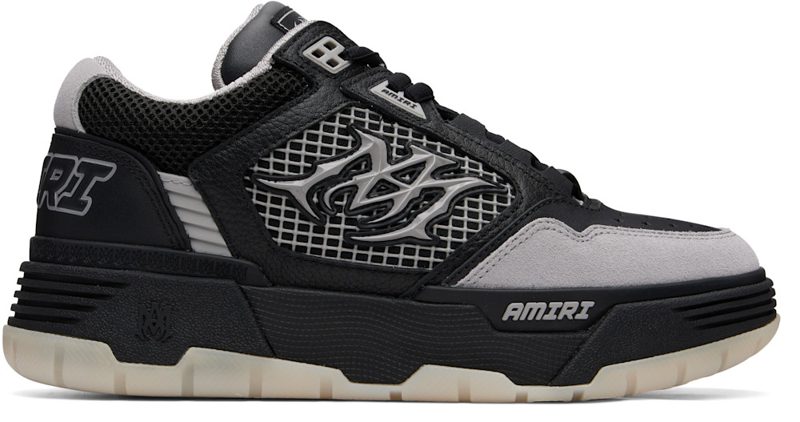 Black & Gray MA-94 Sneakers 262886M237057