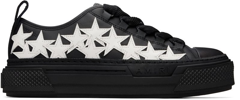 Black Stars Court Low Sneakers 262886M237054