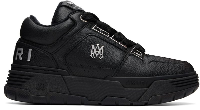 Black Metallic MA-1 Sneakers 262886M237048