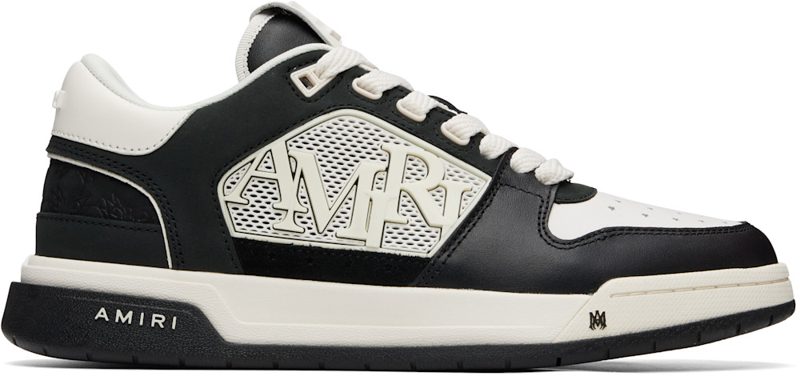 Black & White MA Quad DE[보스]ED Classic Low Sneakers 262886M237004