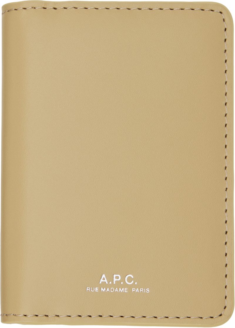 Beige Stefan Card Holder 262252M163000