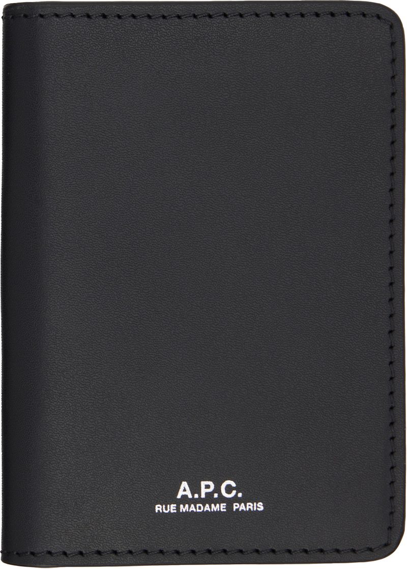 Black Stefan Card Holder 262252M163001