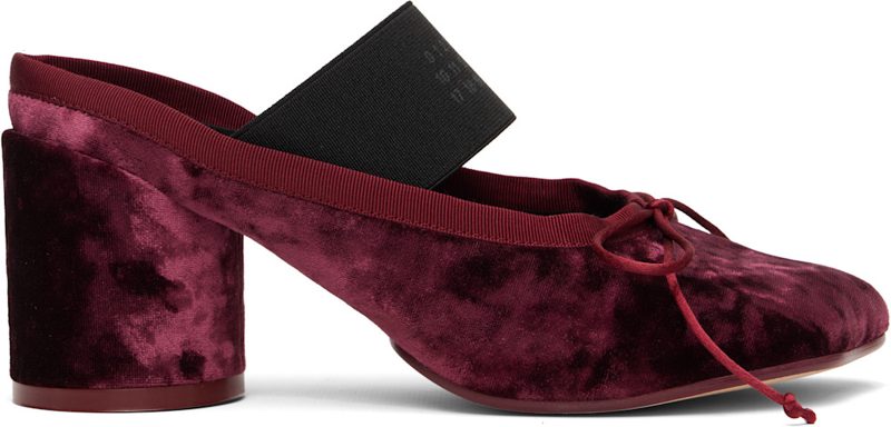 Burgundy Anatomic Numeric Sandal Heels 262188F122006