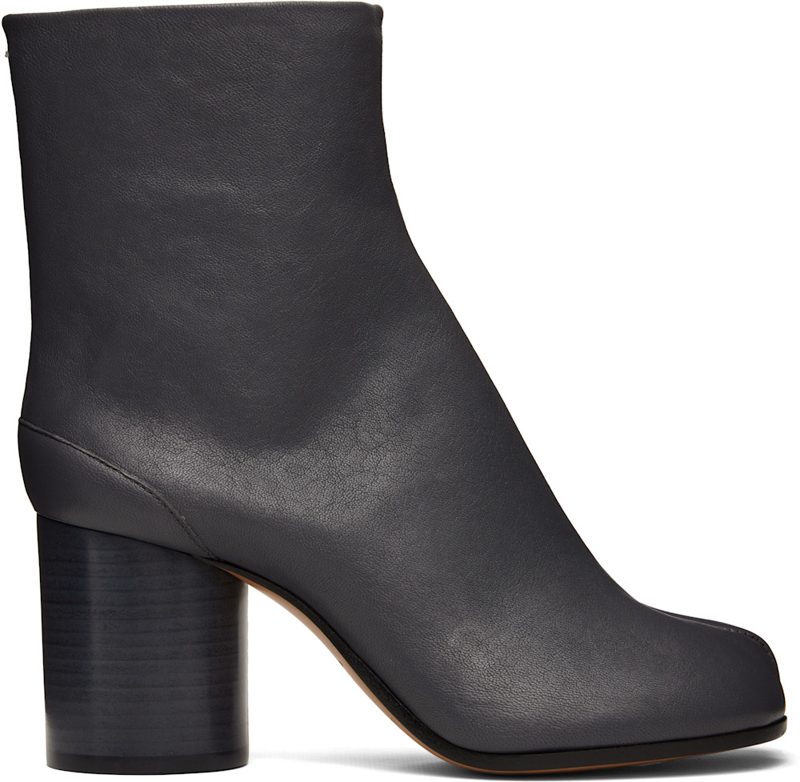 Gray Tabi Ankle Boots 262168F113006