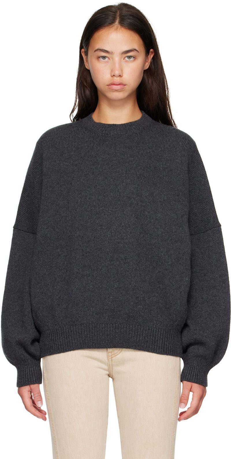 Gray Margaux Sweater 262914F096001