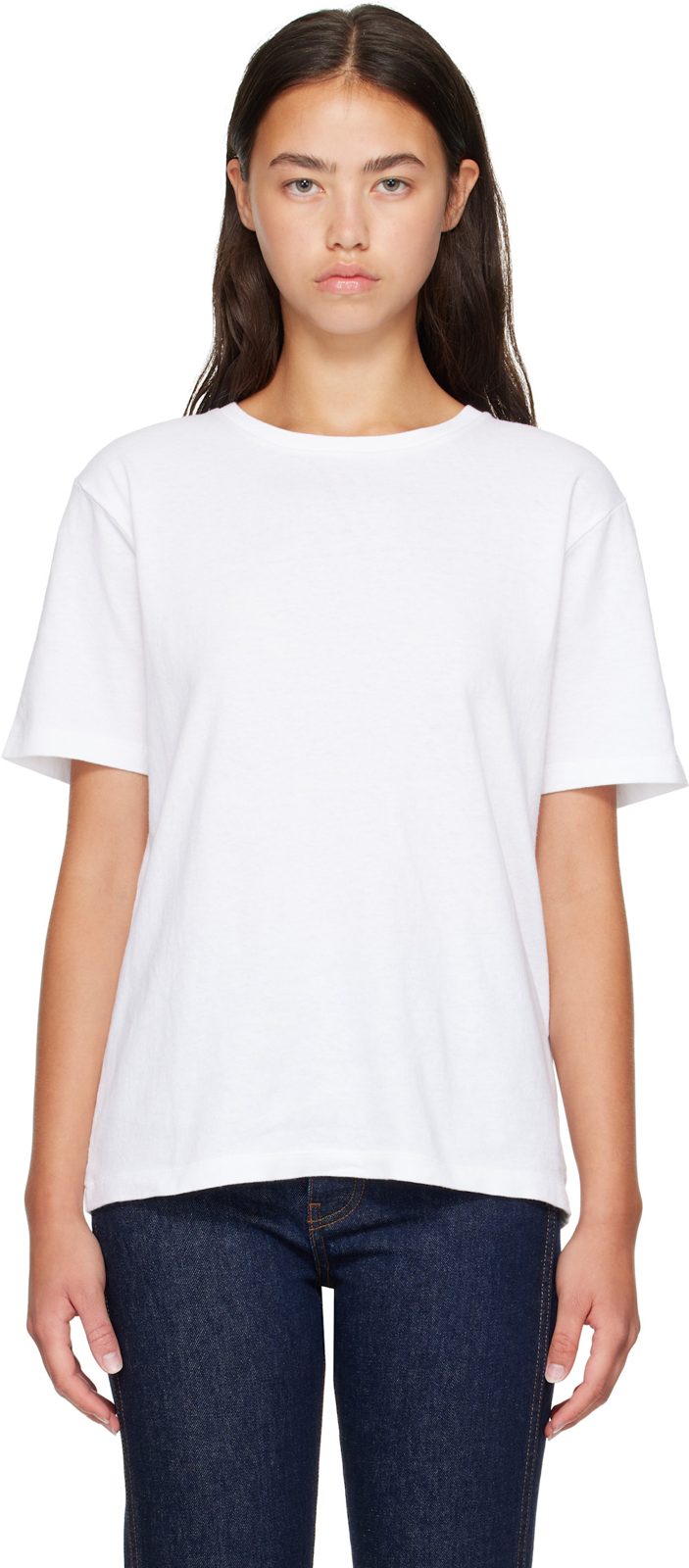 White Mae T-shirt 262914F110007
