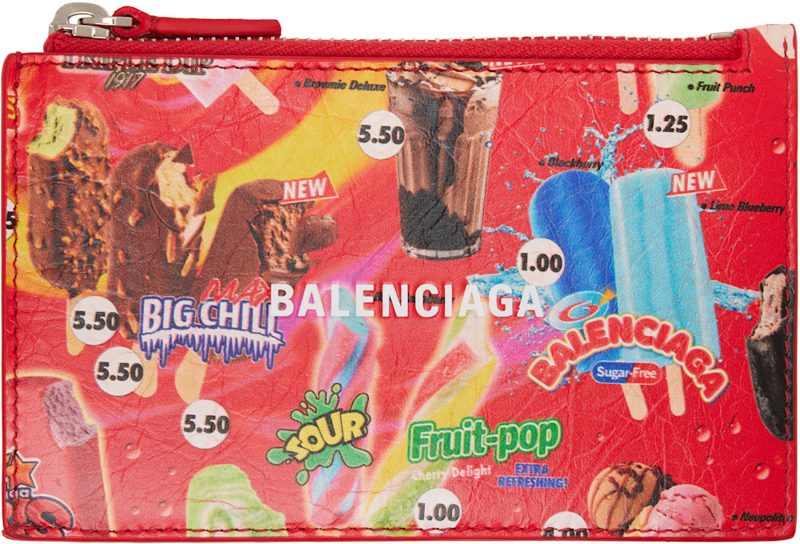Red Cash Long Coin Card Holder 261342F037000