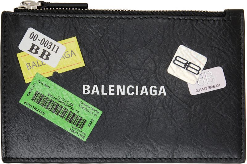 Black Cash Large Long Card Holder 262342F037001