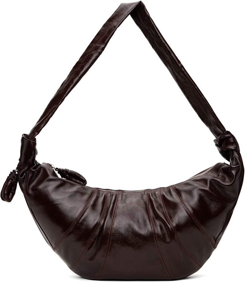 Brown Large Croissant Bag 262646F048022