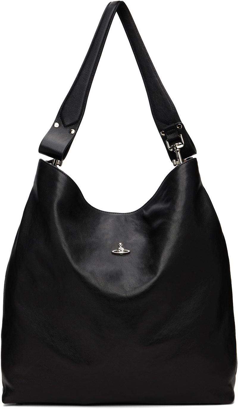 Black Lottie Large Shoulder Tote 262314F048036