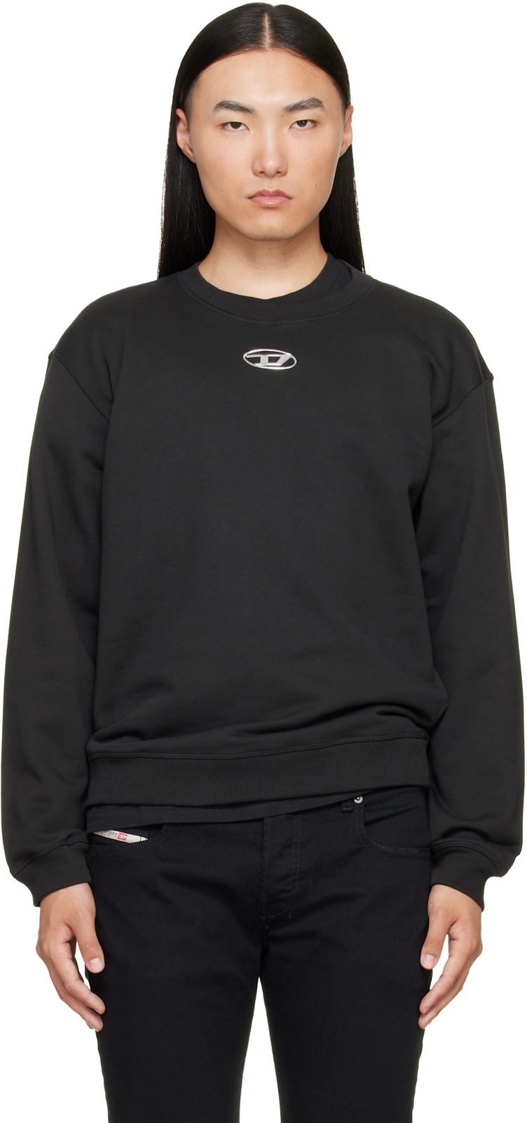 Black S-Norm-Iod Sweatshirt 262001M204000